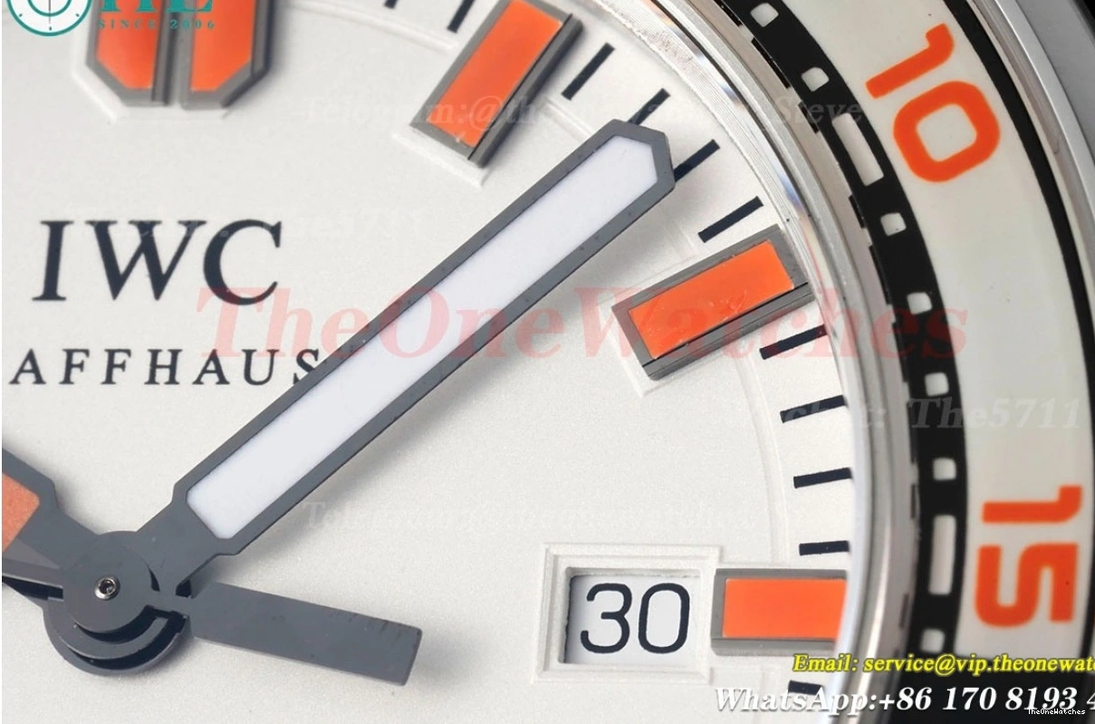 44mm  Wht SS Aquatimer A2892 JVSF RU Org Dial IW356807 0523